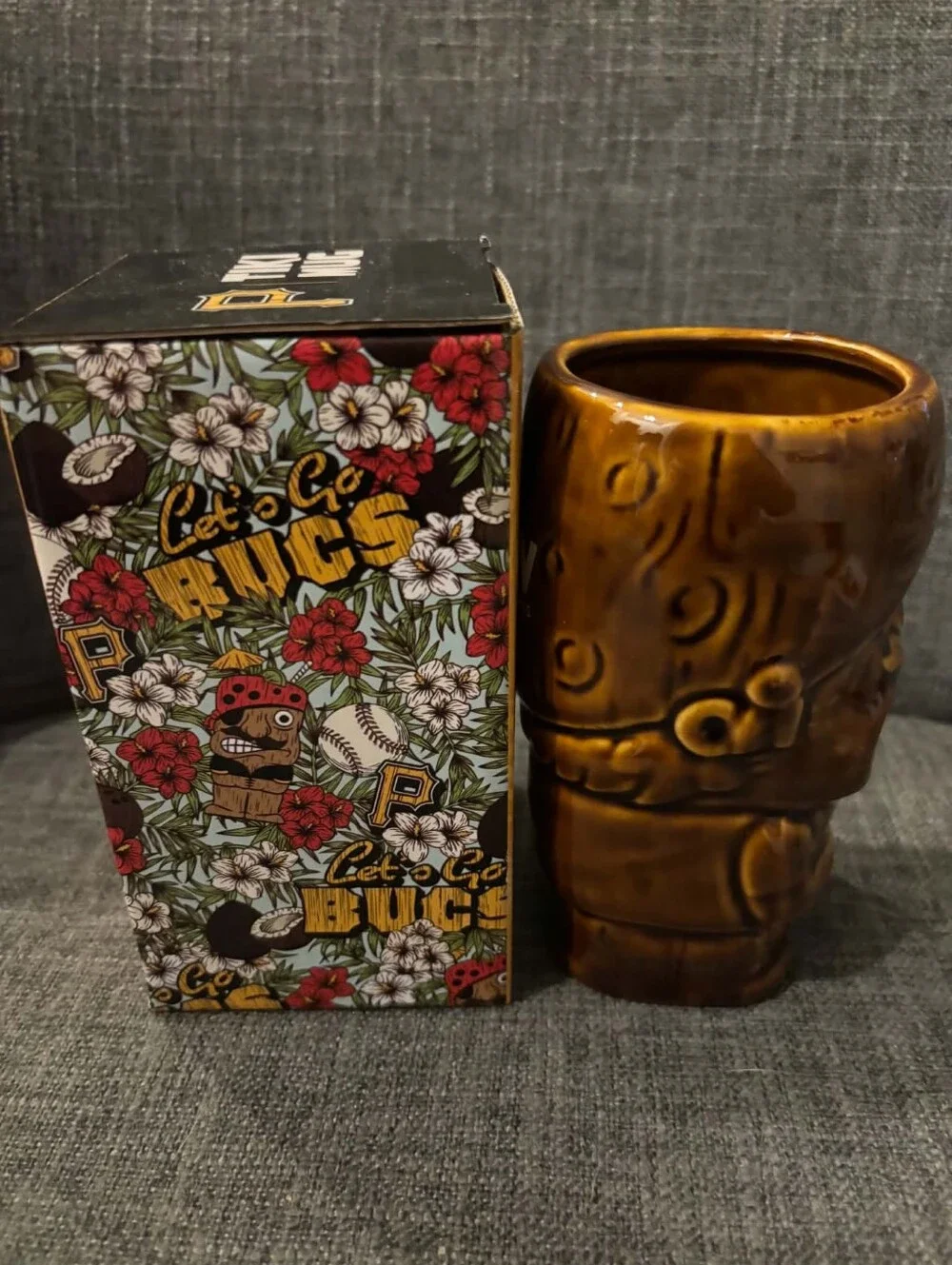 Pittsburgh Pirates MLB Luau Weekend Tiki Mug 2026 Stadium Giveaway New